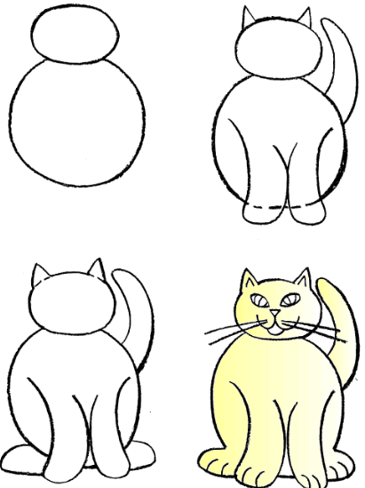 How to draw cats